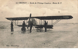 80 LE CROTOY #AS38602 ECOLE DE PILOTAGE CAUDRON AVION G3 AVIATION - Le Crotoy