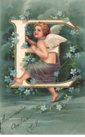 ANGES #SAN46964 ANGELOT ASSIS SUR LA LETTRE E ALPHABET - Angeles