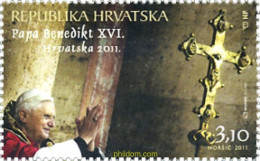 262704 MNH CROACIA 2011 PAPA BENEDICTO XVI - Croacia