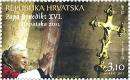 262704 MNH CROACIA 2011 PAPA BENEDICTO XVI - Kroatië