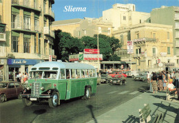 MALTE - The Busiest City Of Them All - Sliema - Malta - Voitures - Bus - Animé - Carte Postale - Malta