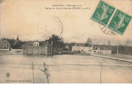 35 GUIPRY #SAN47855 INONDATIONS 2 DECEMBRE 1910 MOULIN DU PORT ET PONT DE GUIPRY - Sonstige & Ohne Zuordnung