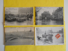 Paris ,Inondations ,canot Berthon - Paris Flood, 1910