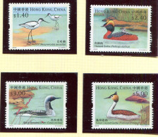 Hong Kong ** N° 1081 à 1084 - Oiseaux Aquatiques - Unused Stamps