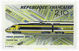 59729 MNH FRANCIA 1984 INAUGURACION DEL TGV POSTAL - Other & Unclassified