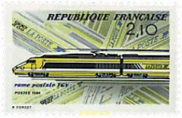 59729 MNH FRANCIA 1984 INAUGURACION DEL TGV POSTAL - Altri & Non Classificati