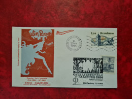 Lettre  1984 PREMIER VOL CONCORDE PARIS SALZBURG AEROPORT ROISSY OSTERFESTSPIELE SALZBURG HEBERT VON KARAJAN - Autres & Non Classés