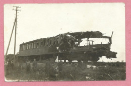 68 - RUFACH - ROUFFACH - Carte Photo - Eisenbahnunglück - Accident Chemin De Fer - Catastrophe Féroviaire - 1922 - Rouffach