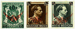 622436 HINGED BELGICA 1942 ESCUDOS Y REY LEOPOLDO - Altri & Non Classificati