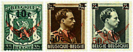 622436 HINGED BELGICA 1942 ESCUDOS Y REY LEOPOLDO - Otros & Sin Clasificación