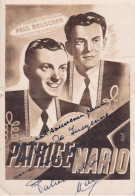 MUSIQUE(CHANTEUR) PATRICE MARIO(AUTOGRAPHE) - Autres & Non Classés