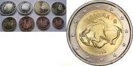1567 ESPAÑA 2015 TIRA EUROS 2015 ESPAÑA + X2 DE 2€ - 10 Centiemen