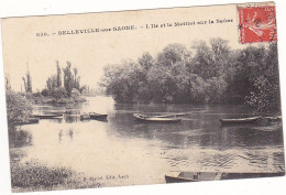 Belleville Sur Saone - 1909 - L'Ile Et Le Mottiot  # 3-19/4 - Belleville Sur Saone