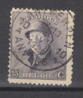 COB 169 Oblitération Centrale ANTWERPEN 10 - 1919-1920 Roi Casqué