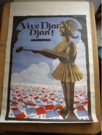 Vive Djan Djan, Serrebos, E, Affiche Ancienne, Jean De Nivelles, Personnage Aclot. Année 1922. - Manifesti