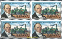 323831 MNH ESPAÑA 1974 125 ANIVERSARIO FERROCARRIL BARCELONA-MATARO - Unused Stamps