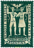 696084 HINGED ARGENTINA 1947 CRUZADA ESCOLAR PARA LA PAZ - Unused Stamps