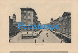 228065 ITALY FIUME CORSO STREET CARD NO POSTAL POSTCARD - Autres & Non Classés