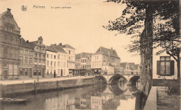 BELGIQUE - Malines - Vue Sur Le Pont Gothique - Carte Postale Ancienne - Malines