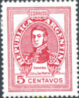 286969 HINGED ARGENTINA 1945 SERIE BASICA - Nuevos