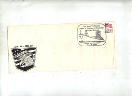 Lettre  Cachet Staton Bateau Operation  Desert - Poststempel