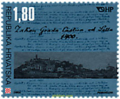 64495 MNH CROACIA 2000 600 AÑOS DEL ESTATUTO DE KASTAV - Croazia