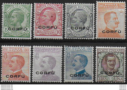 1923 Corfù Occupazione Italiana 8v. MNH Sassone N. 1/8 - Andere & Zonder Classificatie