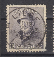 COB 169 Oblitération Centrale LIEGE 3 - 1919-1920 Albert Met Helm