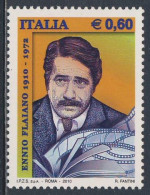 Italy Italie Italia 2010 Mi 3363 YT 3124 ** Ennio Flaiano (1910-1972) Writer, Schiftsteller, Journalist - Schrijvers