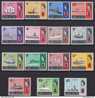 1967-69 GIBILTERRA/GIBRALTAR, SG N° 200/213 15 Valori  MNH/** - Gibraltar