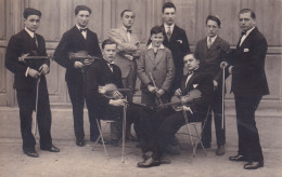 MUSIQUE(ORCHESTRE) CARTE PHOTO(VIOLON) - Musique Et Musiciens