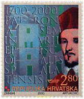 51308 MNH CROACIA 2000 3 CENTENARIO DEL LICEO DE ENSEÑANZA CLASICA DE SPLIT - Kroatië