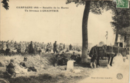 Bataille De La Marne - Un Bivouac à Chaintrix - Autres & Non Classés