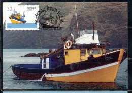 MADERA MADEIRA 1990 BOATS OF TUNA SHIP 32e MAXI MAXIMUM CARD CARTE - Madeira