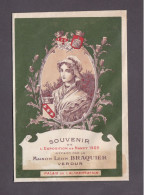 Souvenir De L' Exposition De Nancy 1909 Maison Leon Braquier Verdun Meuse Dragées Palais Alimentation Chardons  (52955) - Publicités