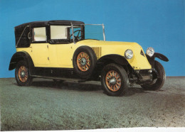 MULHOUSE. - Musée Schlumpf - RENAULT. Coupé Chauffeur 1925 . 40 CV - Scan Verso - - Voitures De Tourisme