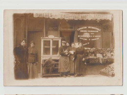 17 - MARENNES - CP PHOTO - RARE - Etablissement  SAINTEAU Huitres Escargots Devanture Magasin Animée  Bon état - Marennes