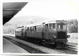 Chemin De Fer Espagne - Photo  ( 12,5 Cm X 8,5 ) -  Voiture Motrice - Voir Scan Verso - Treinen