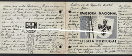 Happy Holidays Card From National Broadcaster - Rádio Difusao, Lisbon, 1936.Cartão Boas Festas Da Emissora Nacional - - Historical Documents