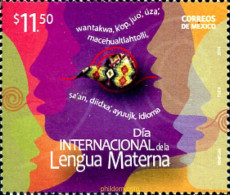 272857 MNH MEXICO 2011 DIA INTERNACIONAL DE LA LENGUA MATERNA - México