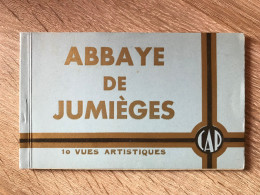 Carnet 10 CPA Abbaye De Jumièges-RARE - Jumieges