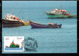 MADERA MADEIRA 1990 BOATS OF DESERT ISLANDS SHIP 60e MAXI MAXIMUM CARD CARTE - Madeira