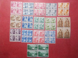 Lot Timbres Etat Rhenanie Palatinat Rheinland-Pfalz Neufs** Sans Charnières N°1/15 Bloc De 4 Vrac (B346) - Colecciones