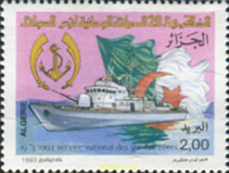 163432 MNH ARGELIA 1993 20 ANIVERSARIO DEL SERVICIO NACIONAL DE GUARDACOSTAS - Algeria (1962-...)