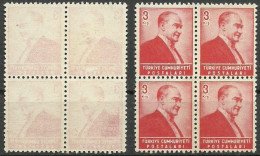 Turkey; 1955 Regular Stamp 3 K. "Ablaktsch ERROR" - Neufs