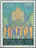 163249 MNH ARGELIA 1987 CENSO GENERAL DE LA POBLACION Y LA VIVIENDA - Algeria (1962-...)