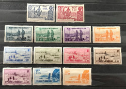 Lot De 13 Timbres Neufs* Saint Pierre Et Miquelon 1939 - Ungebraucht