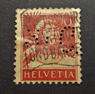 Suisse - Switzerland  - Perfin - Lochung - S I. C. - Cancelled - Perforadas