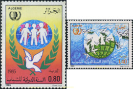 158651 MNH ARGELIA 1985 AÑO INTERNACIONAL DE LA JUVENTUD - Algerien (1962-...)