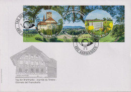 2016 Schweiz, Tag Der Briefmarke, Zum:CH W110 Mi:CH Bl. 63,Oberaargau, 4912 Aarwangen - Storia Postale